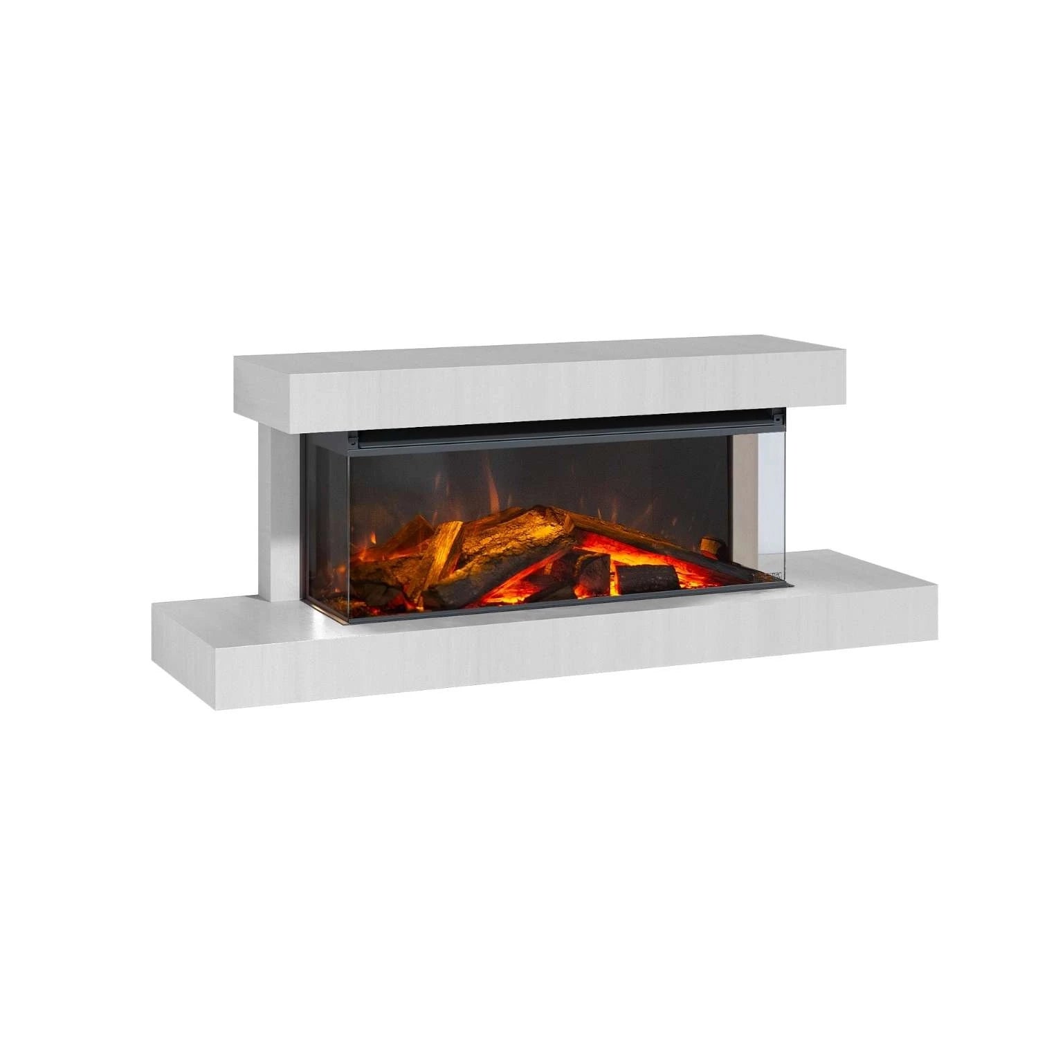 Lumen 870 Wandkamin elektrisch – Kreide