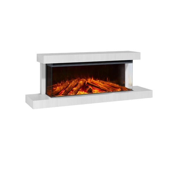 Lumen 1200 Wandkamin elektrisch – Kreide