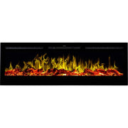 Majestic Wandmontierter Elektrischer Kamin 50" (128 cm)