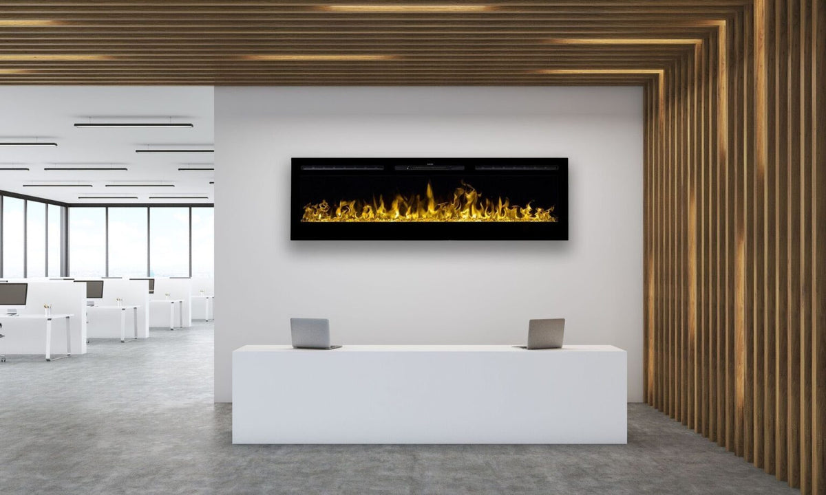 Majestic Wandmontierter Elektrischer Kamin 50" (128 cm)
