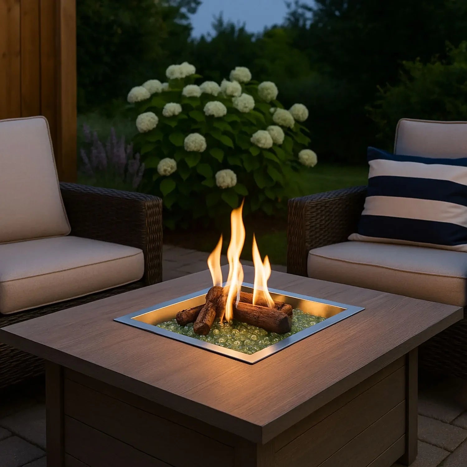 Quadratischer Gasbrenner – 40 cm