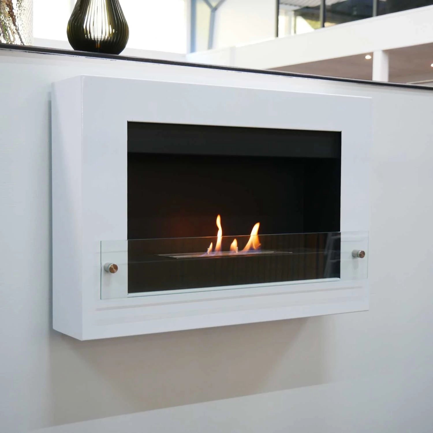 Nebraska White - Wall Mounted Biofireplace