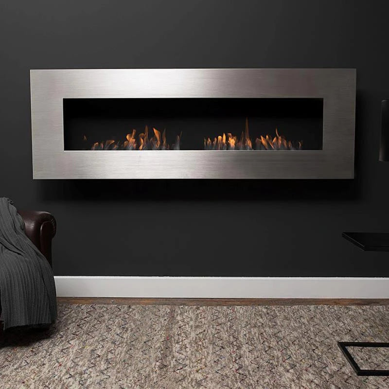 Icon Fires Nero 1750 Wandkamin - Stahl