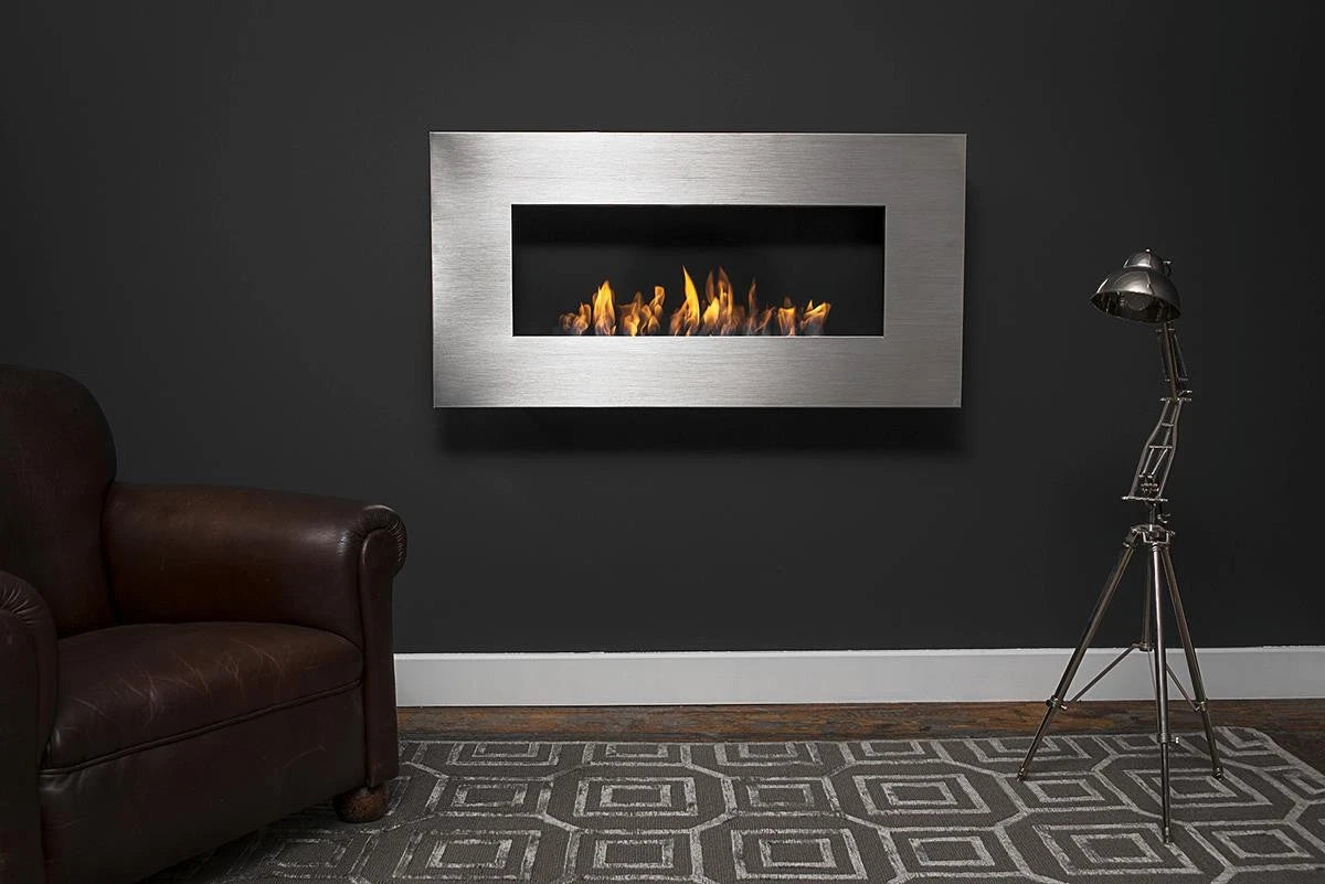Icon Fires Nero 1150 Wandkamin - Stahl