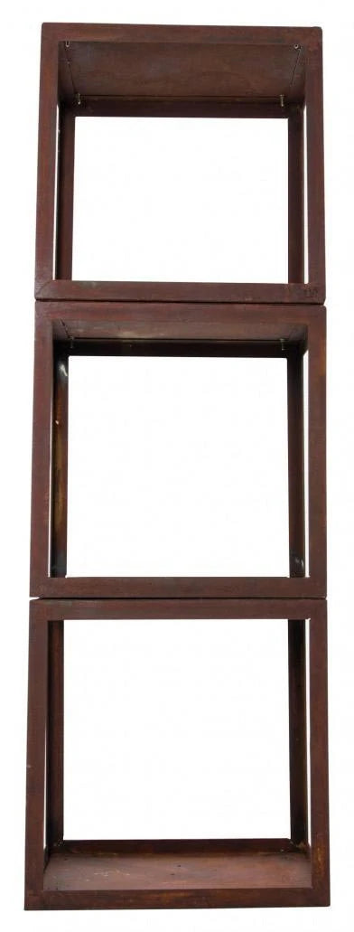 Lagerung für Brennholz in Cortenstahl - 50 cm