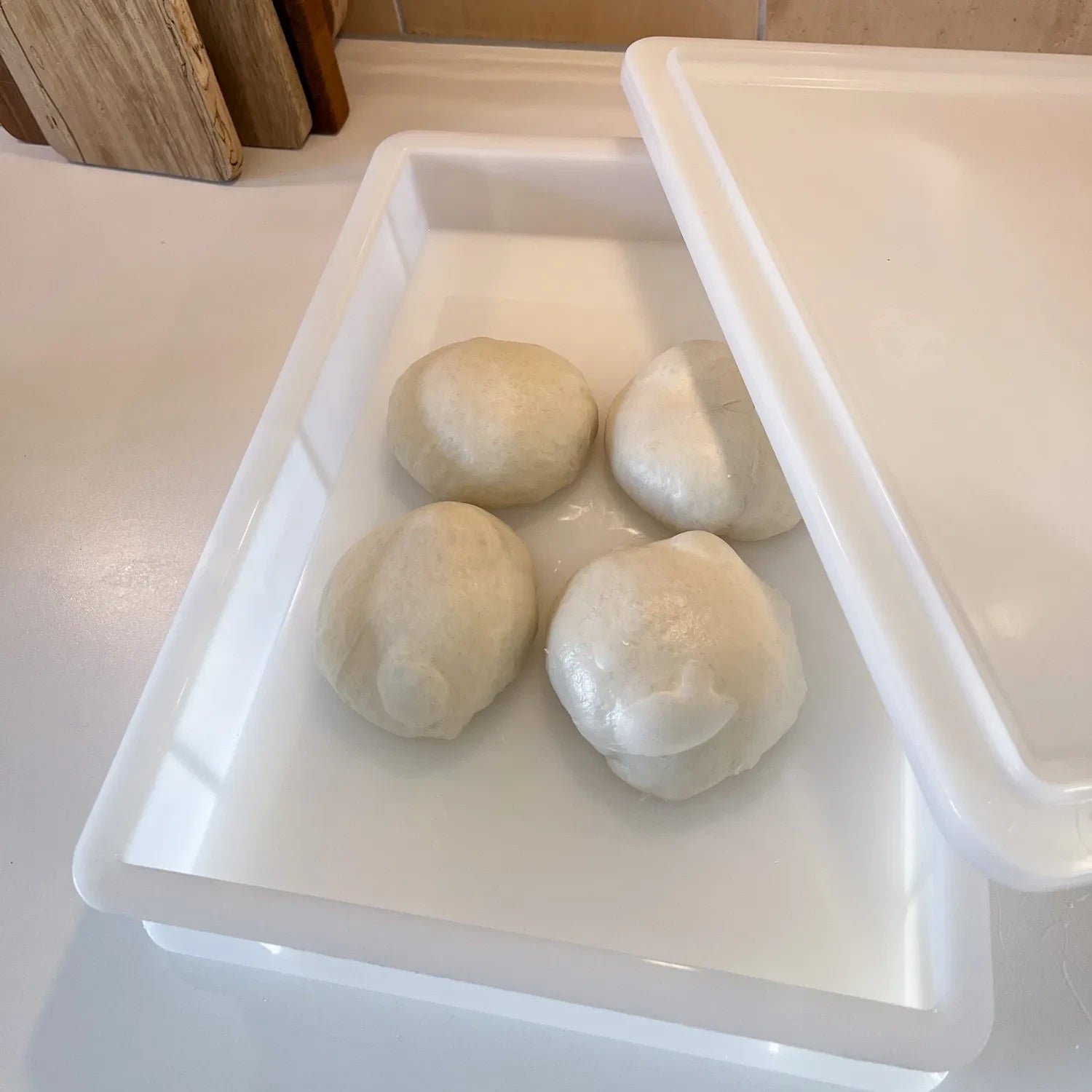 Hebe-Schüssel für Pizzateig - 30x40x7 cm