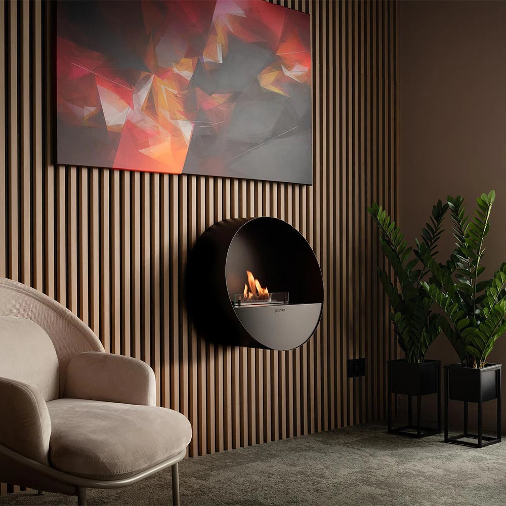 Planika Bubble Wall - Automatic Wall-mounted Bio Fireplace