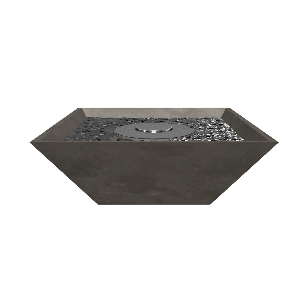 Nova 850 - Graphite Outdoor Bioethanol Fireplace