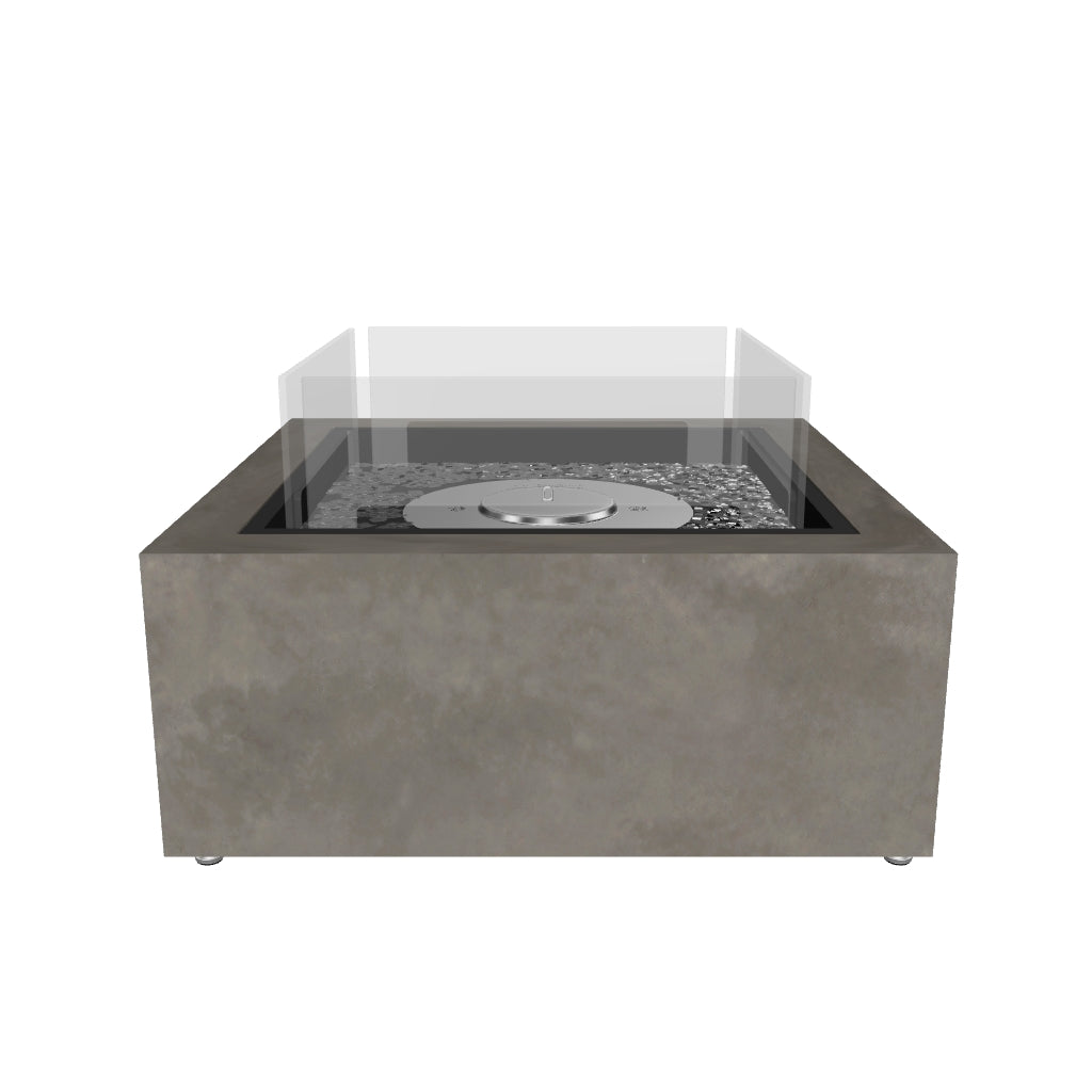 Base 30 - Teak Bioethanol Fire Pit