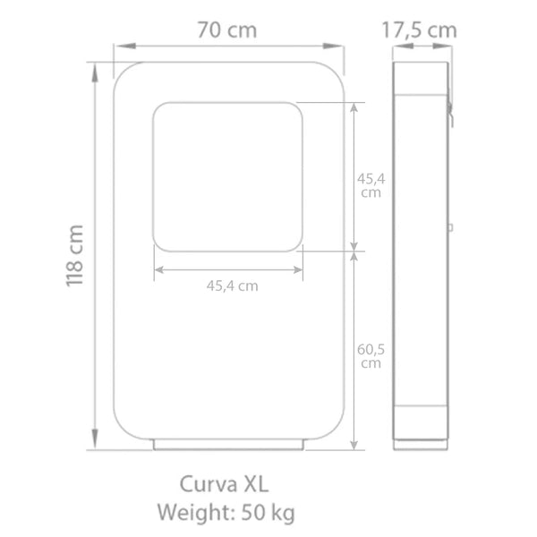 Safretti Curva XL - Weiß