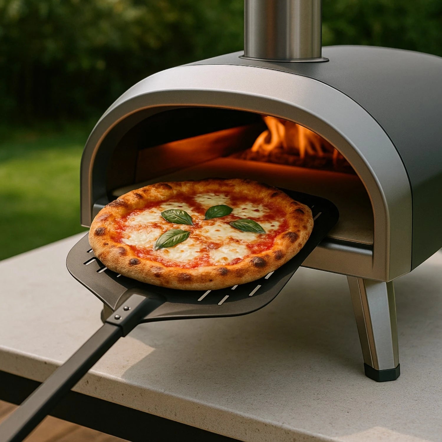 PeelPro 33 Schwarzes Aluminium-Pizzaschaufel