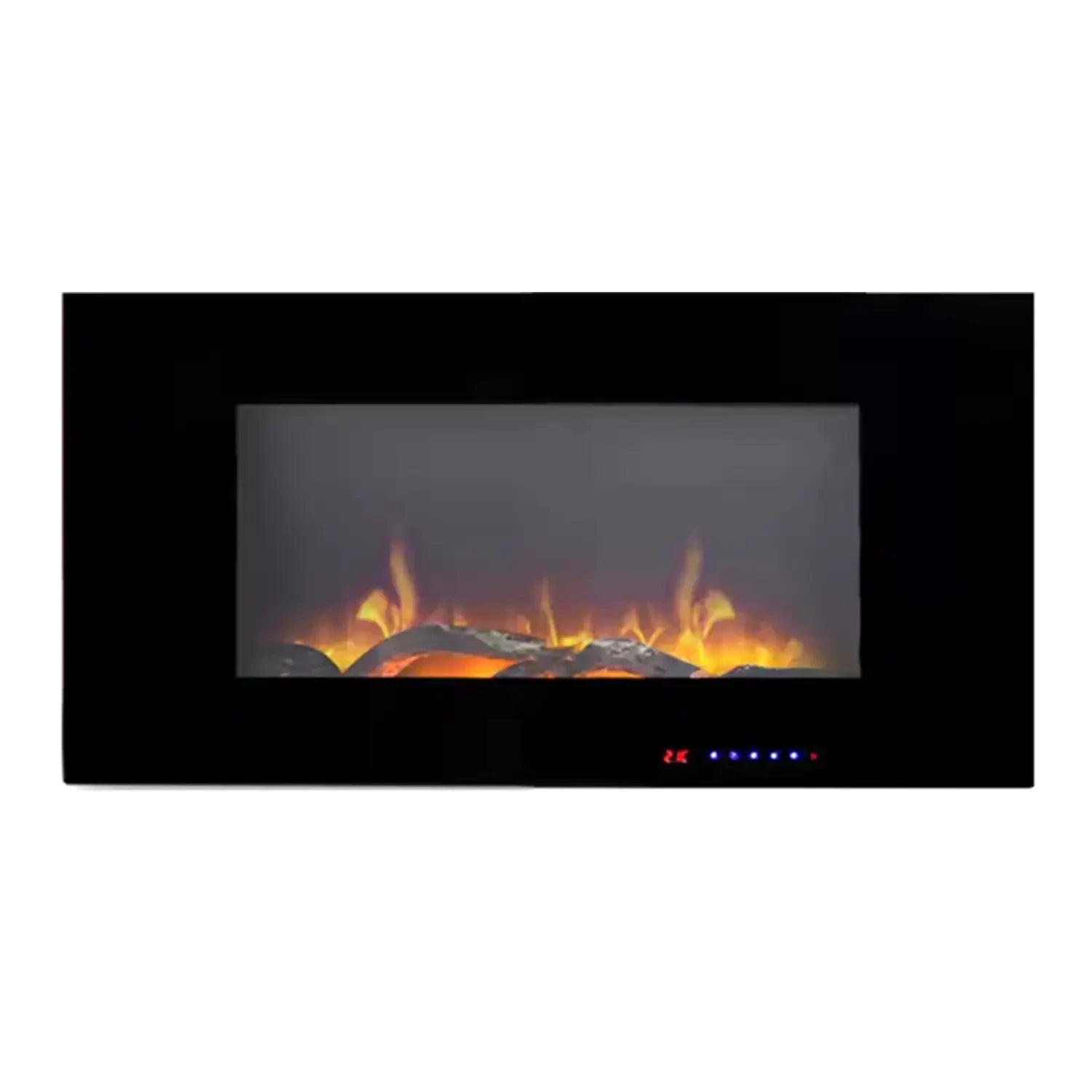 Azurite 91 cm - Elektro Wandkamin Schwarz