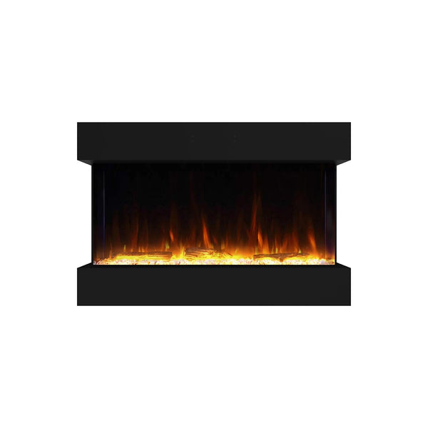 Feroza 101 cm - Elektro Wandkamin Schwarz