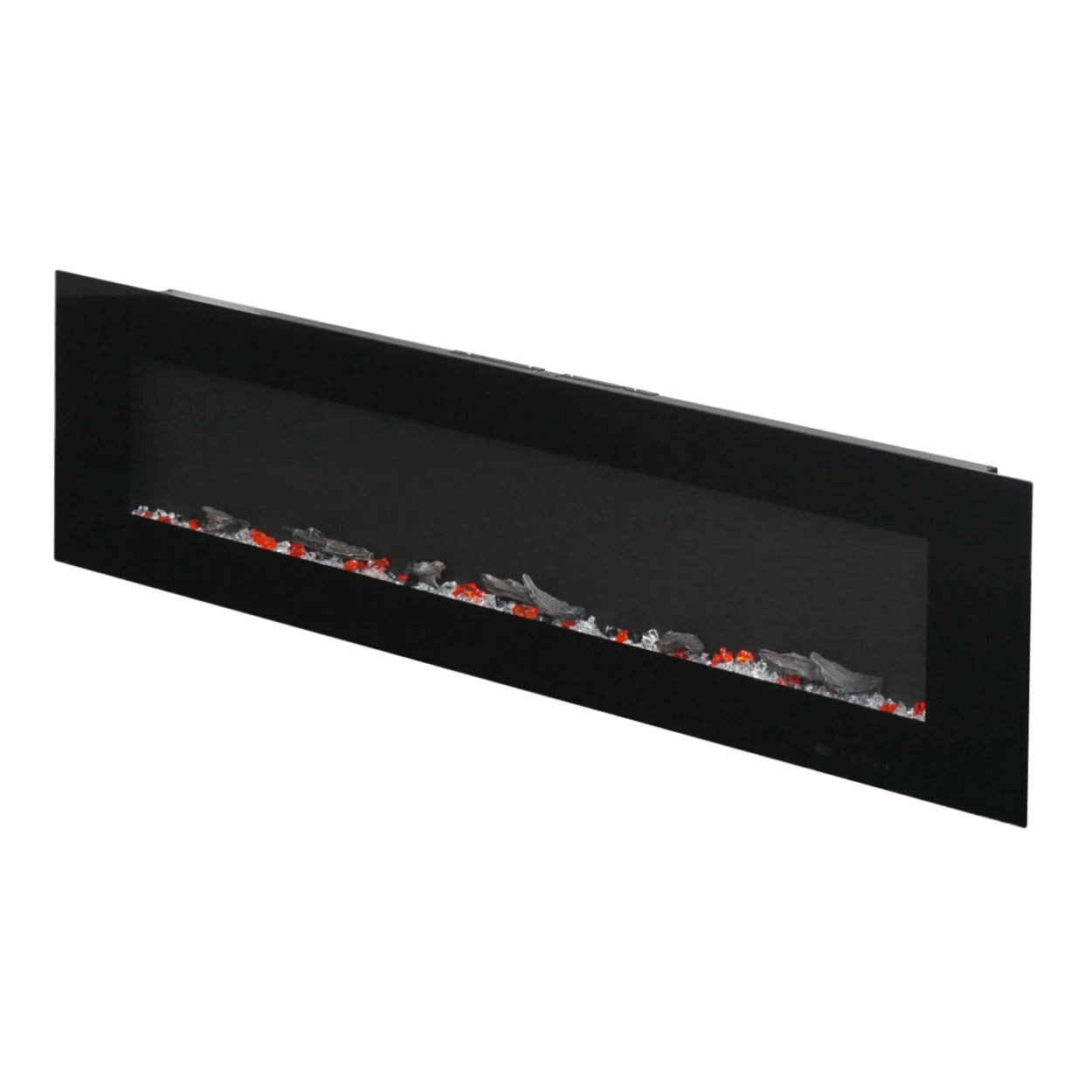 Azurite 213 cm - Elektro Wandkamin Schwarz