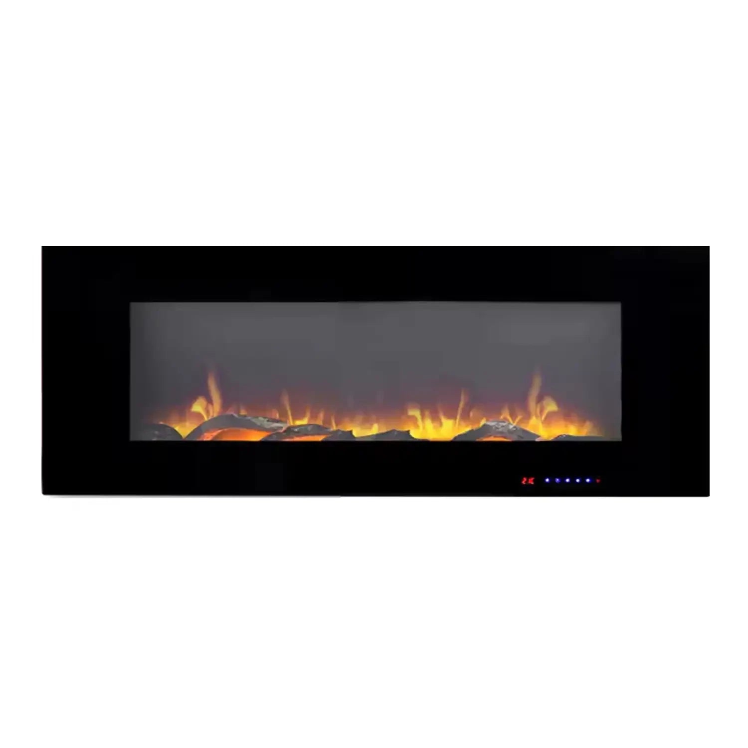 Azurite 127 cm - Elektro Wandkamin Schwarz