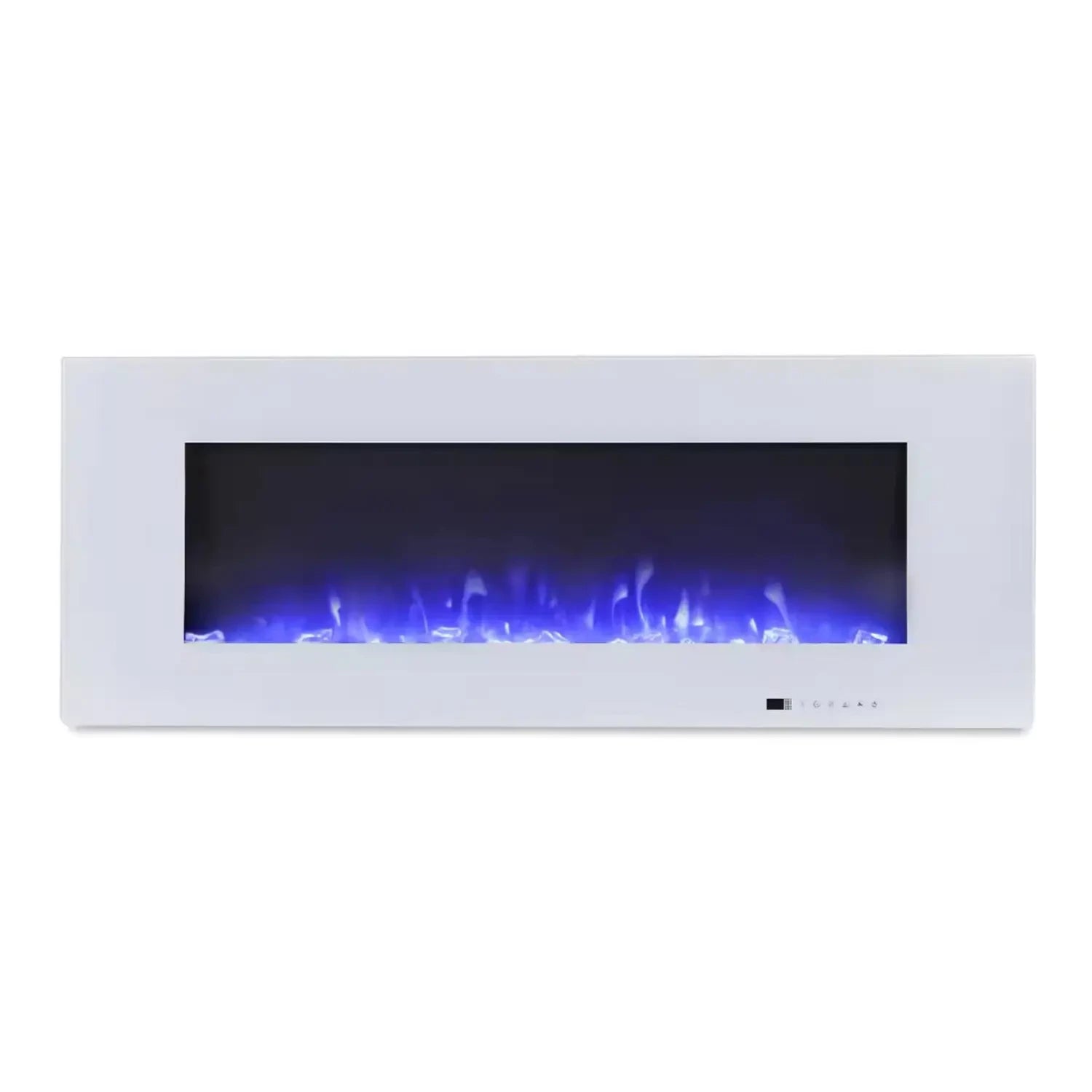 Azurite 127 cm -  Elektro Wandkamin Weiß