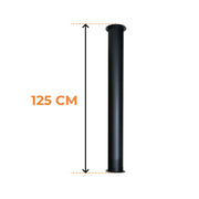 Toronto Rohr 125 cm – Gesamtlänge 165 cm