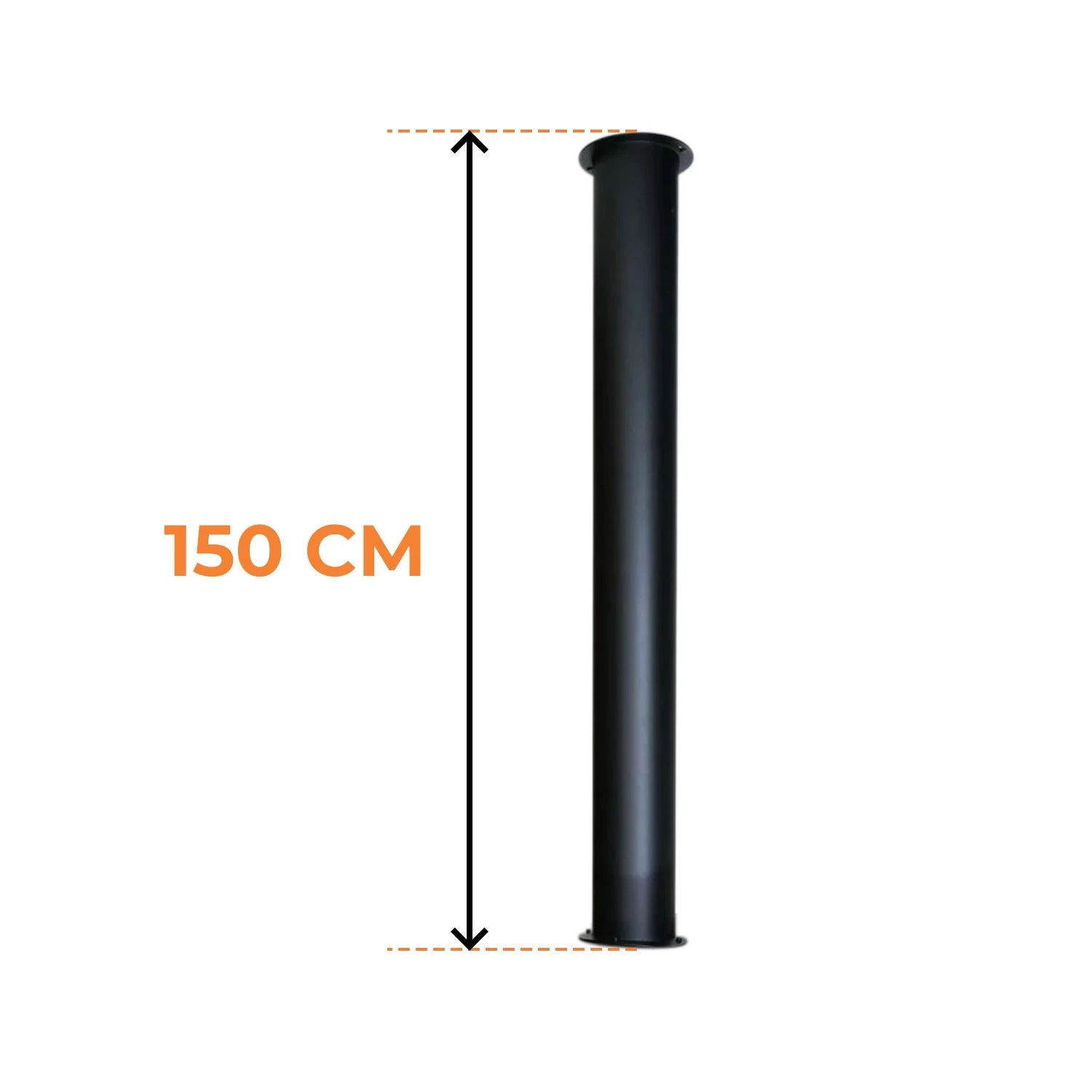 Toronto Rohr 150 cm – Gesamtlänge 190 cm