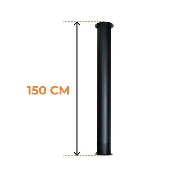 Toronto Rohr 150 cm – Gesamtlänge 190 cm