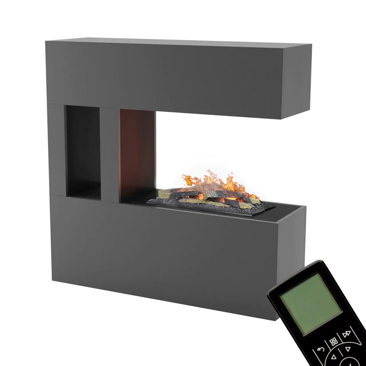 Schiller Pocket Wasserdampf Kamin - Grau
