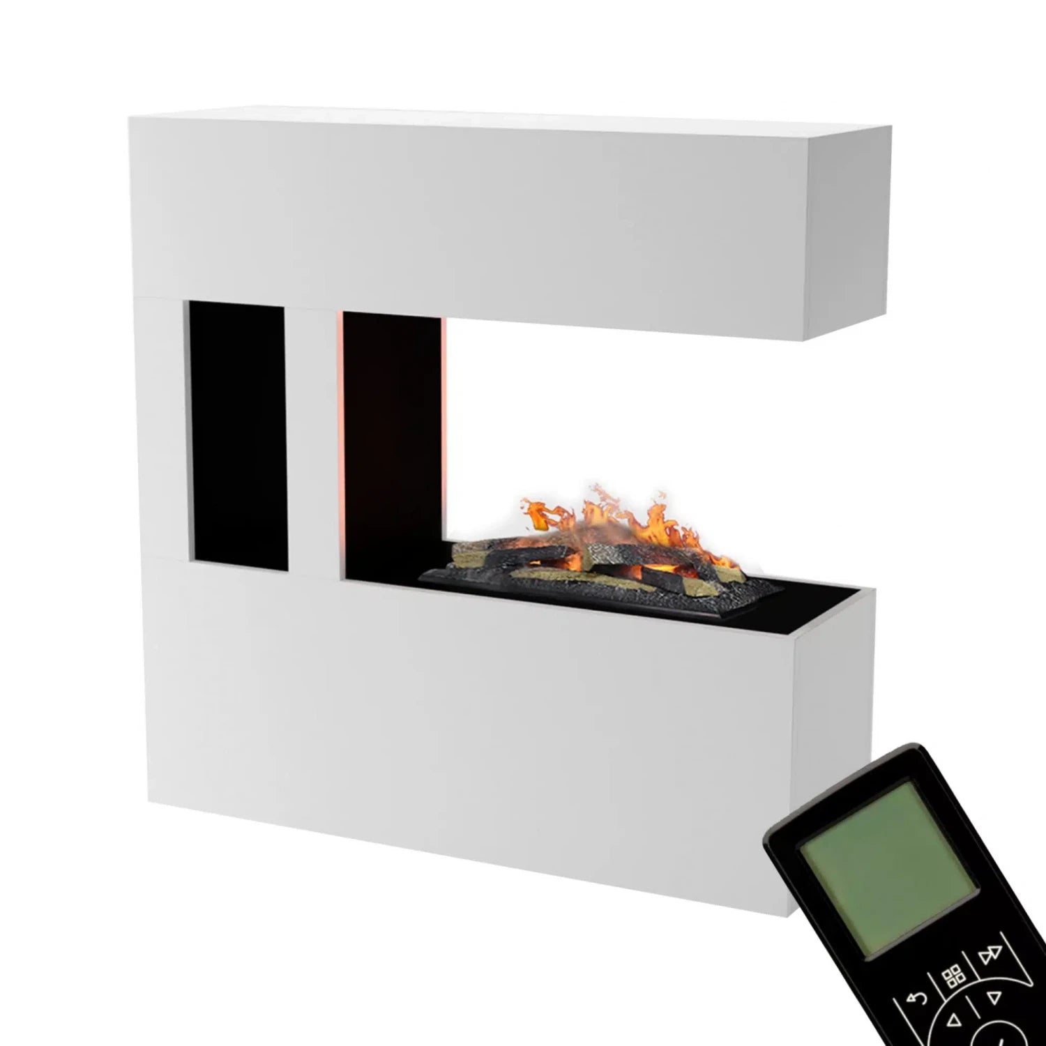 Schiller Pocket Wasserdampf Kamin - Weiß