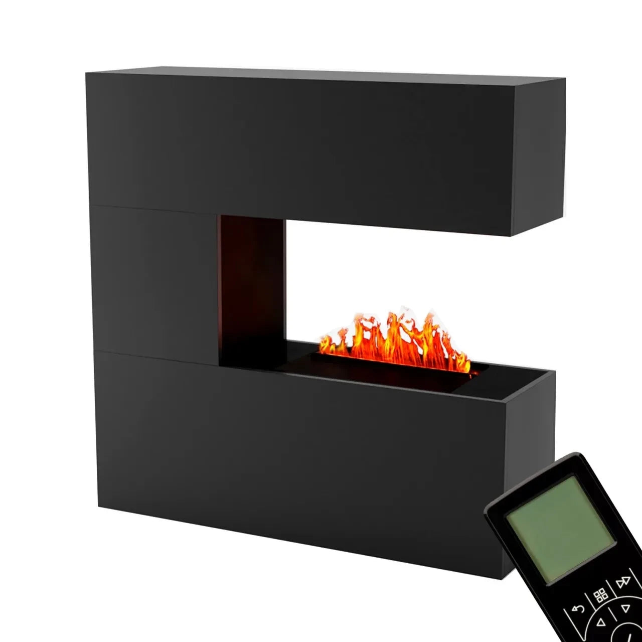 Schiller Wasserdampf Kamin - Schwarz