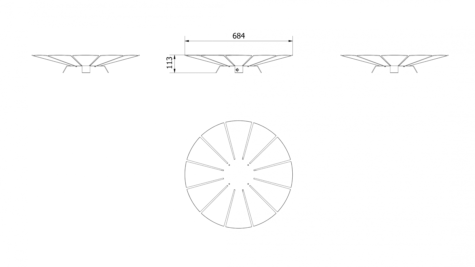 Skien Feuerschale - Ø68,4 cm