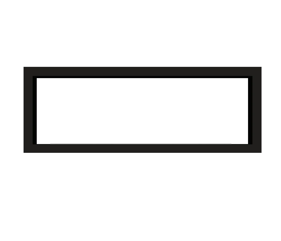 Icon Slimline Einbaukamin FBDS1650 Schwarz
