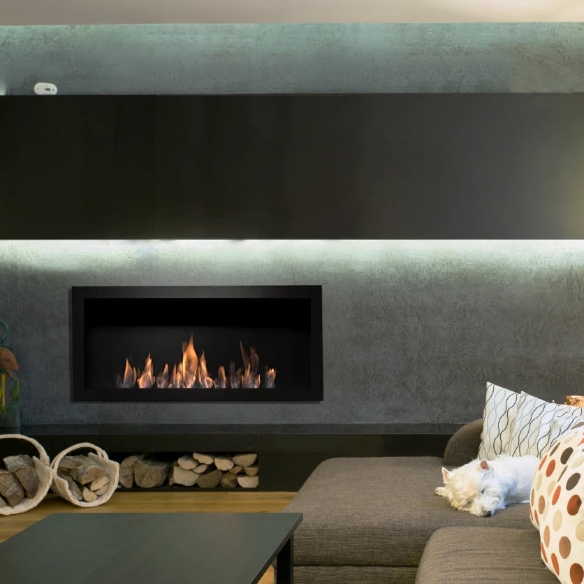 Icon Fires Slimline SFB1100 Schwarz