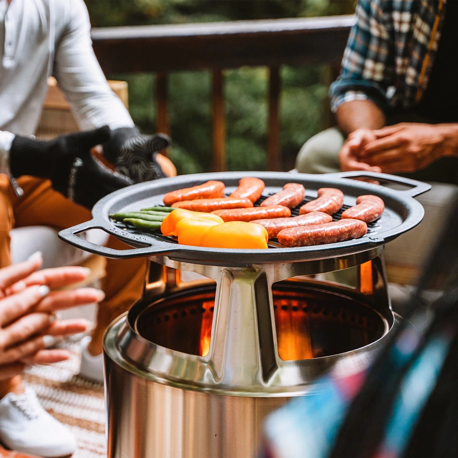 Bonfire Grillplatte + HUB