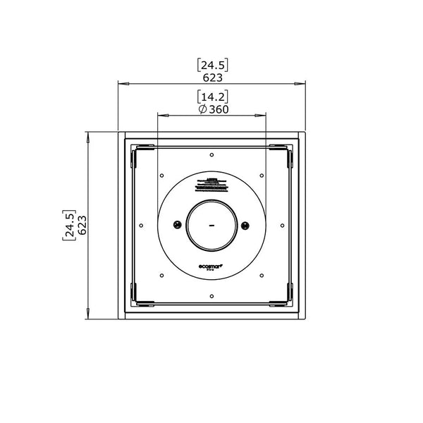 Square 22 Einbau-Kit