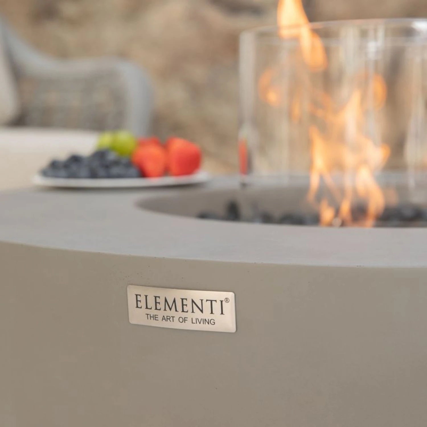 ROCA Bioethanol-Feuertisch – Space Grey
