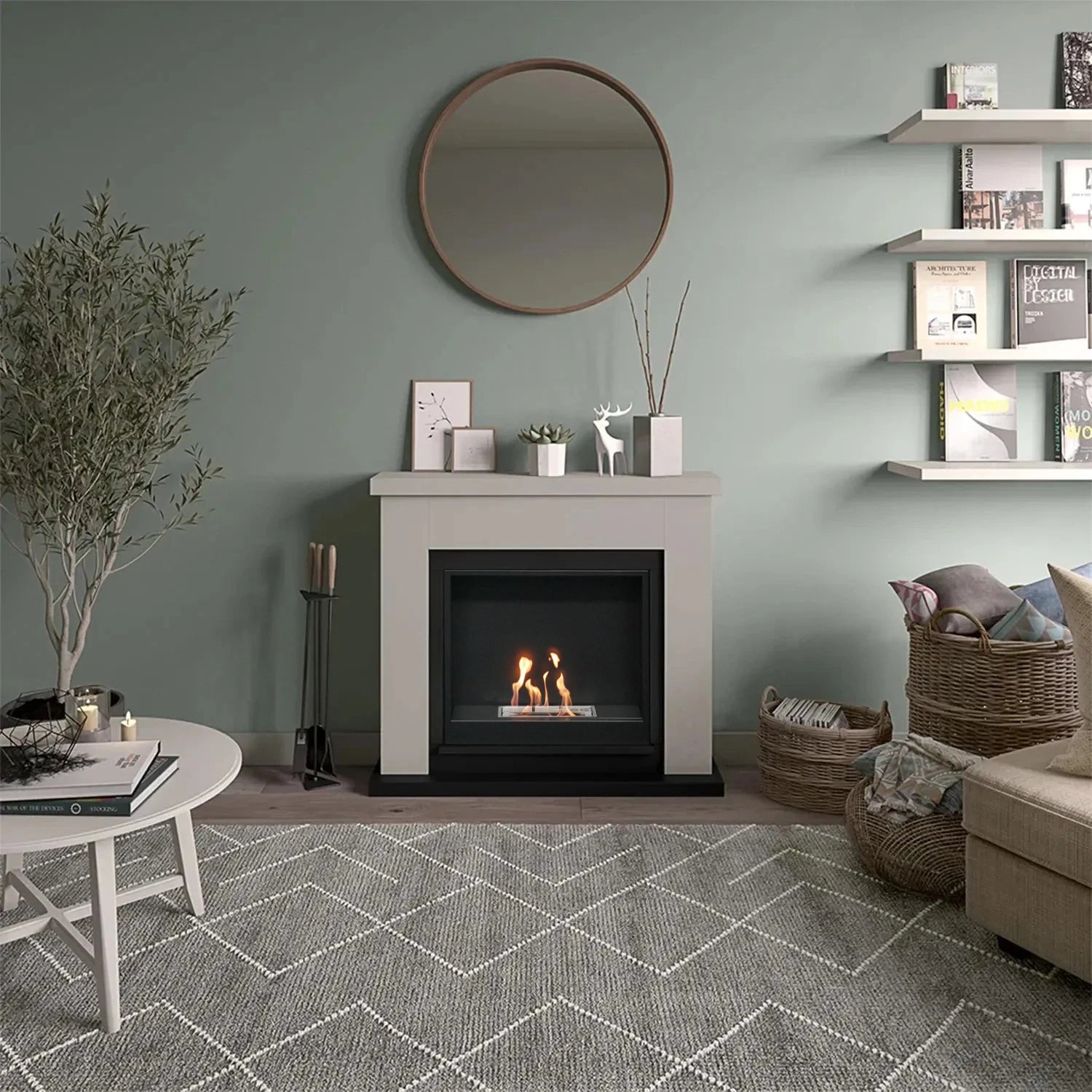 Frode Bioethanol Kamin - Beige