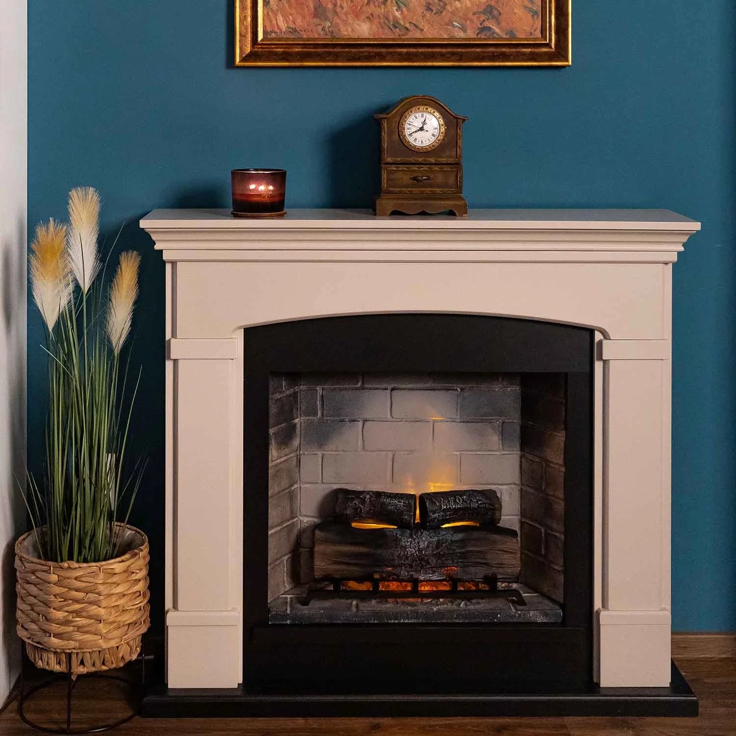 Helmi Elektro Kamin - Beige
