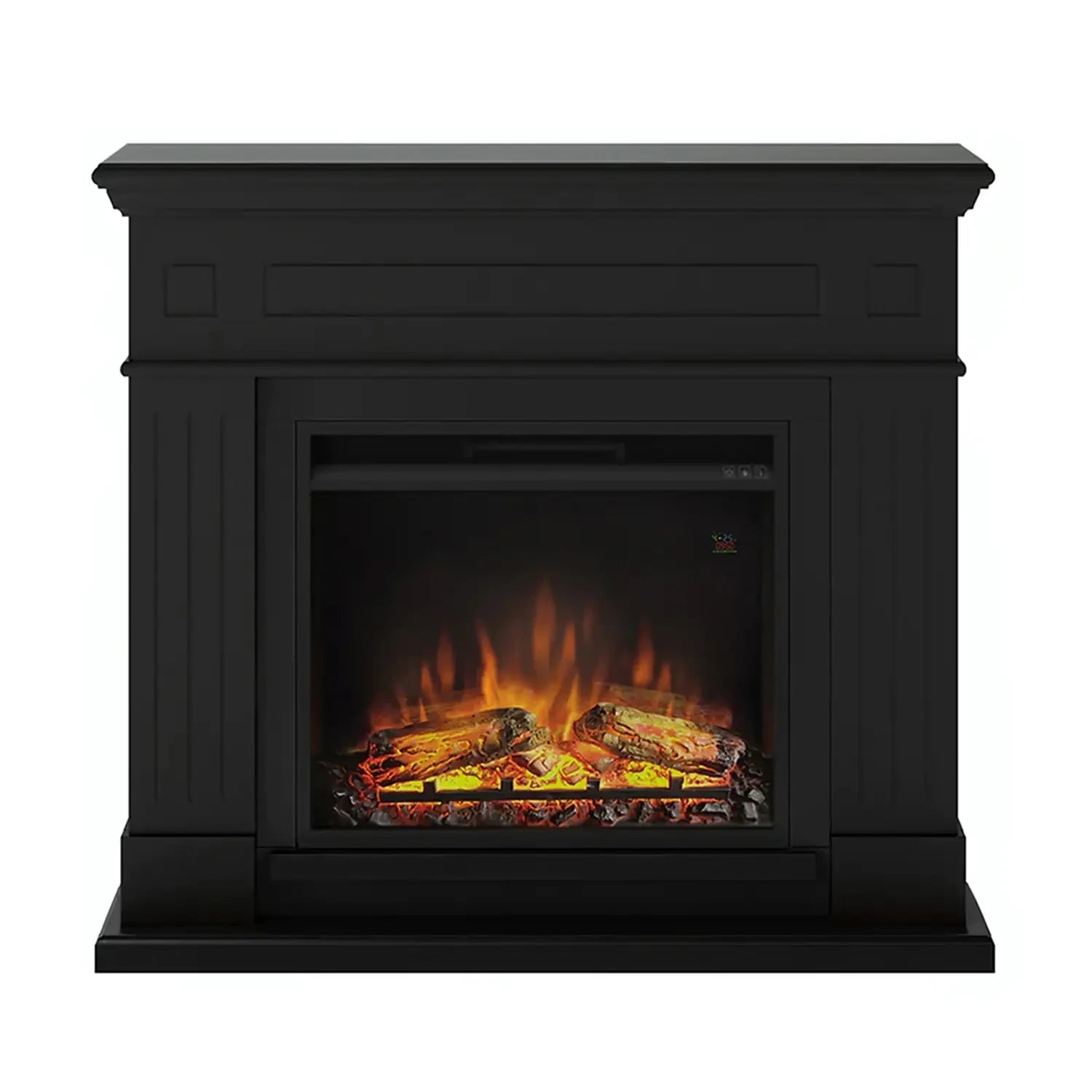 Larsen Elektro Kamin - Schwarz