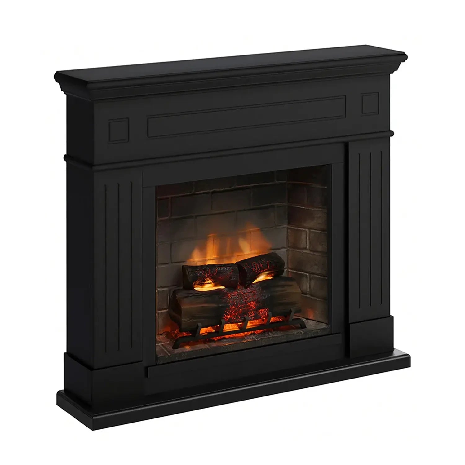 Larsen Elektro Kamin - Schwarz