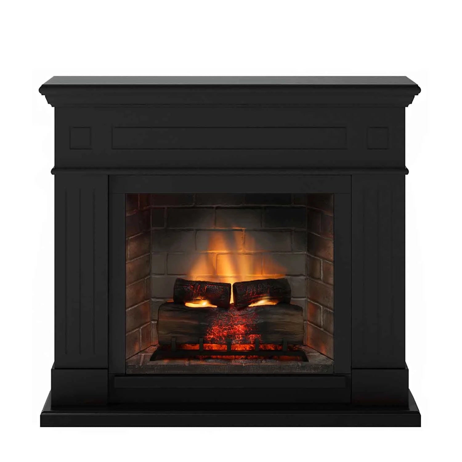 Larsen Elektro Kamin - Schwarz