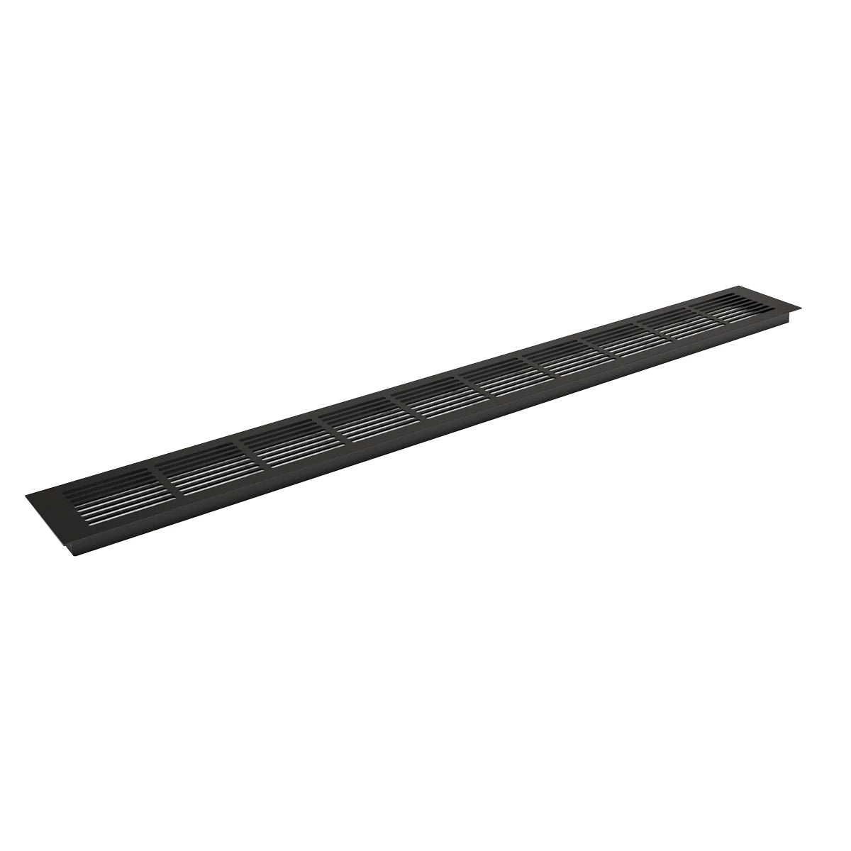 Lüftungsgitter Schwarz - 100x11 cm - 420 cm²