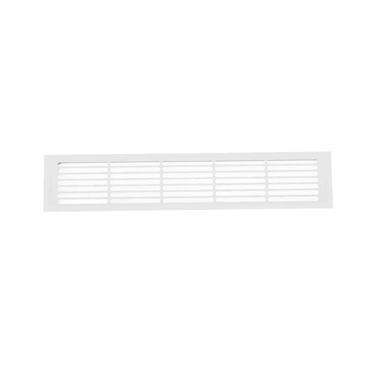 Lüftungsgitter Weiß - 50x10 cm - 214 cm²
