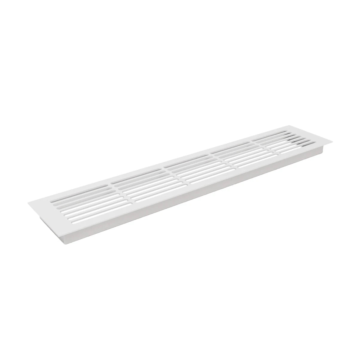 Lüftungsgitter Weiß - 50x10 cm - 214 cm²