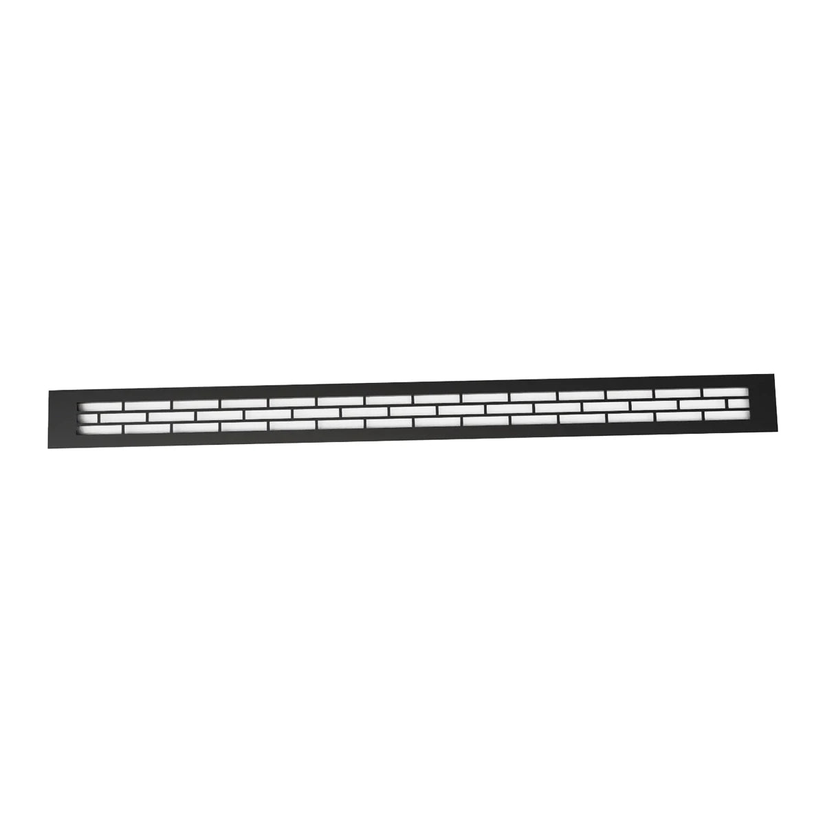 Ventilation Grille Black - 80x6.5 cm - 210 cm²