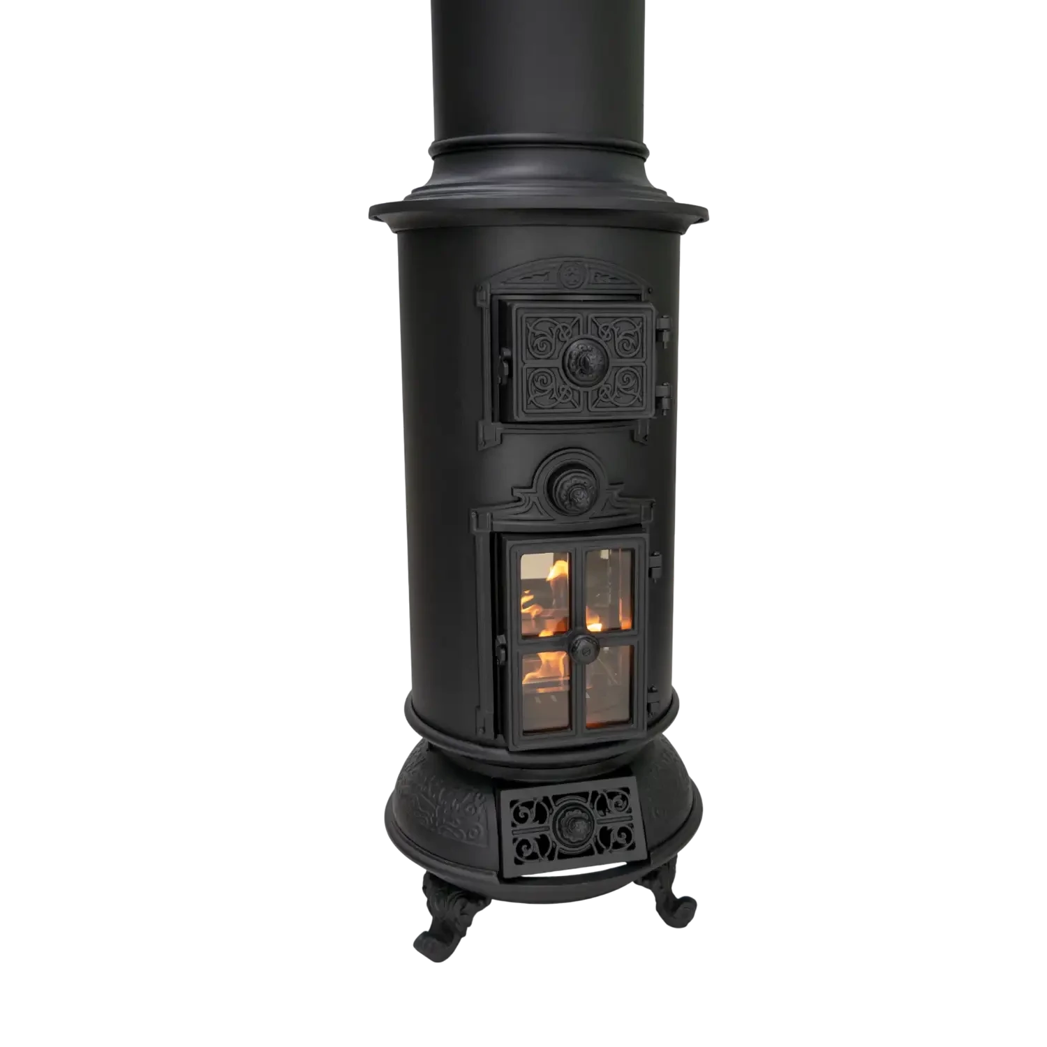 Westbo Classic - Schwarzer freistehender Bioethanol-Kamin