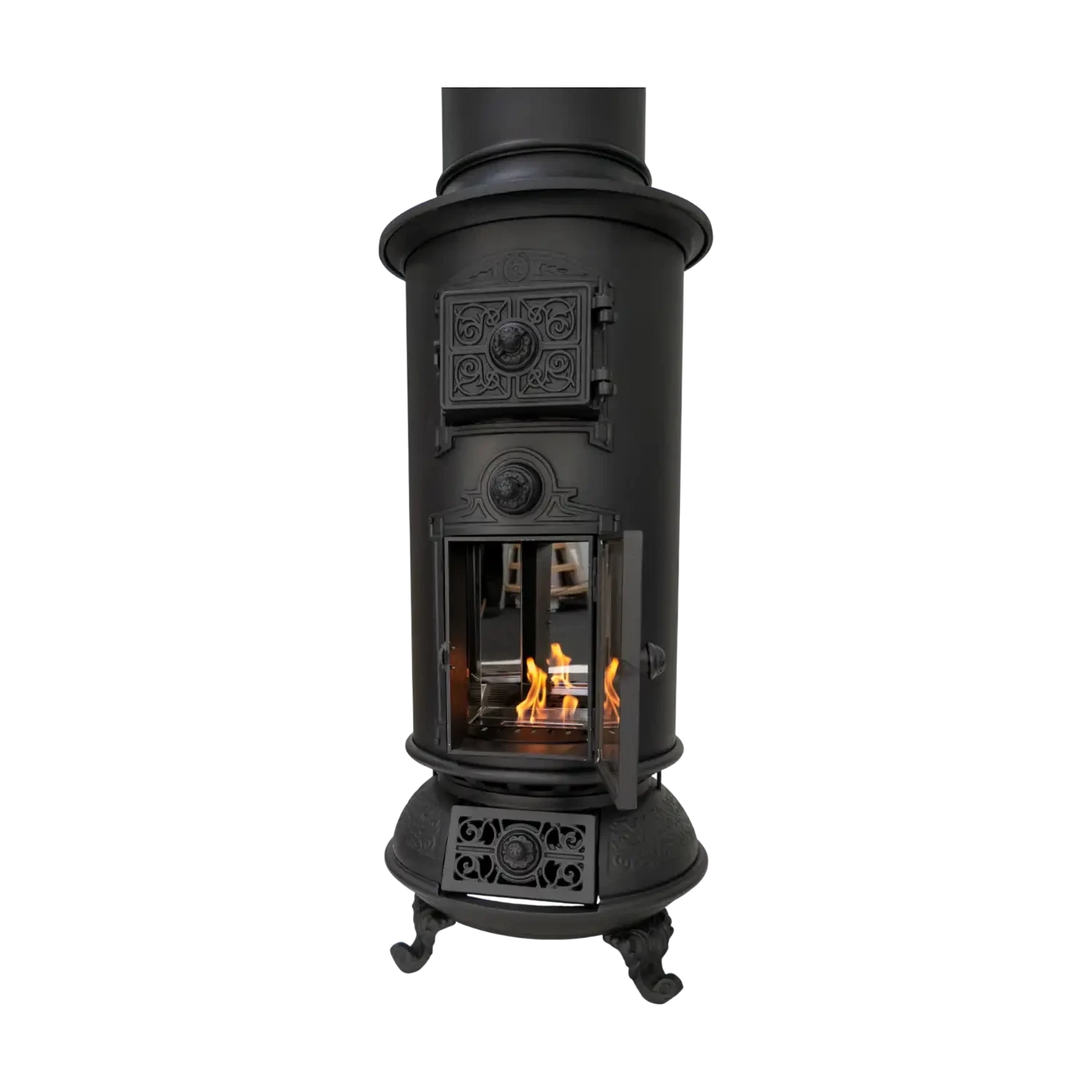 Westbo Classic - Schwarzer freistehender Bioethanol-Kamin