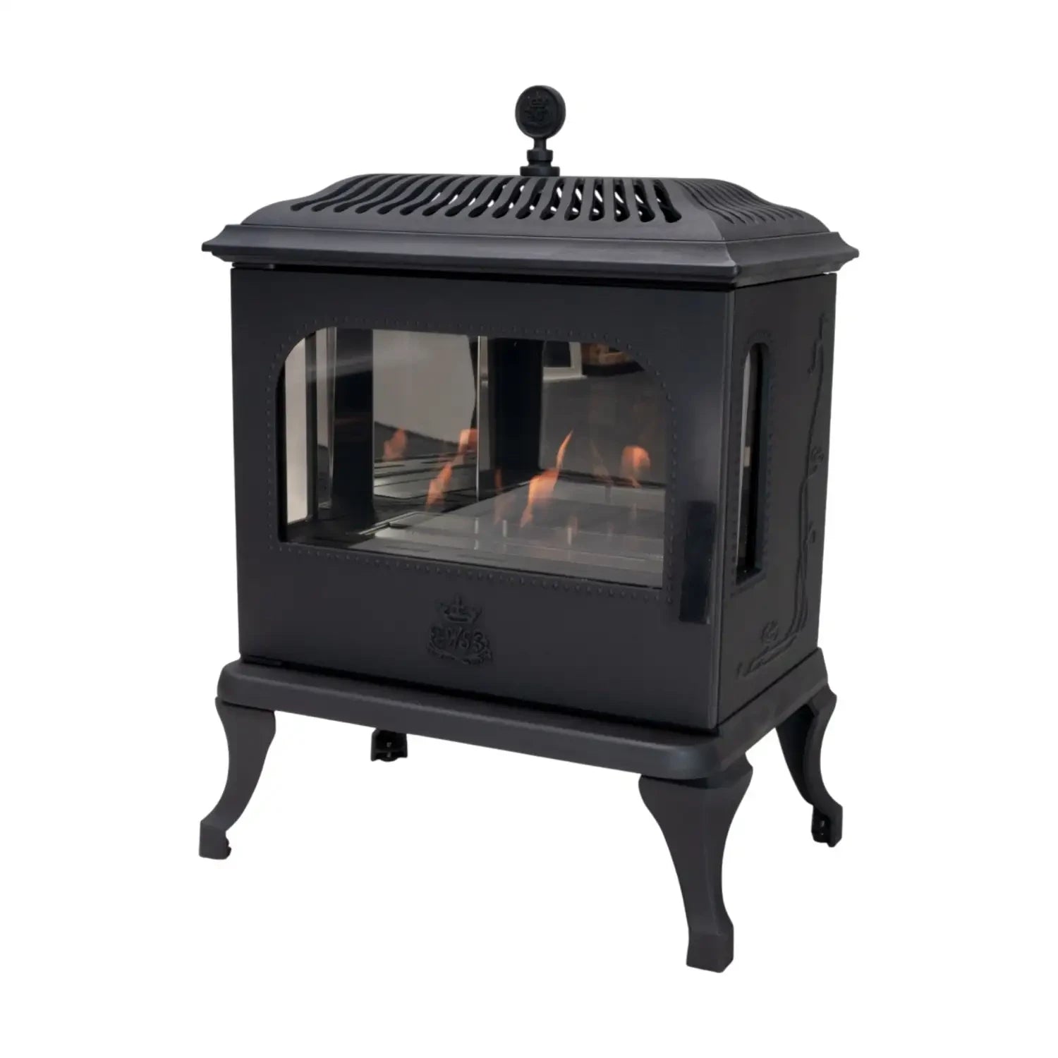 Victoria 85 - Freistehender Bioethanol-Kamin aus Gusseisen