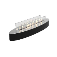 Tischfeuer 120 cm von Decoflame Ellipse