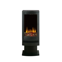 British Fires Bramshaw Pedestal - Freistehender Elektrischer Kamin im Holzofen-Design