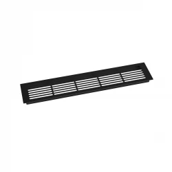 Ventilation Grille Schwarz - 50x10 cm - 214 cm²