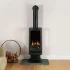 British Fires Bramshaw Pedestal - Freistehender Elektrischer Kamin im Holzofen-Design